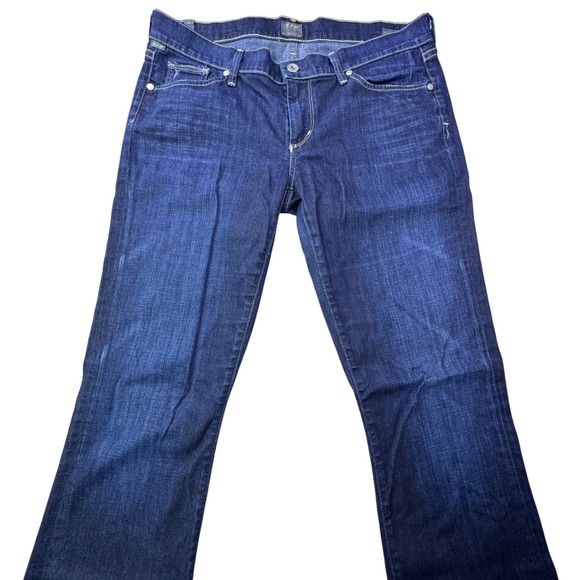 Citizens Of Humanity Dark Blue Boot Cut Jeans - Picture 2 of 16